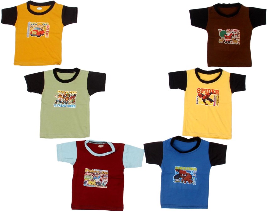 Flipkart UR GROUP OF COMPANY Boys Printed Pure Cotton T