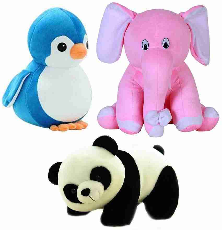 TITLEE Soft Toys Combo for Kids in Low Budget Panda Pink Baby