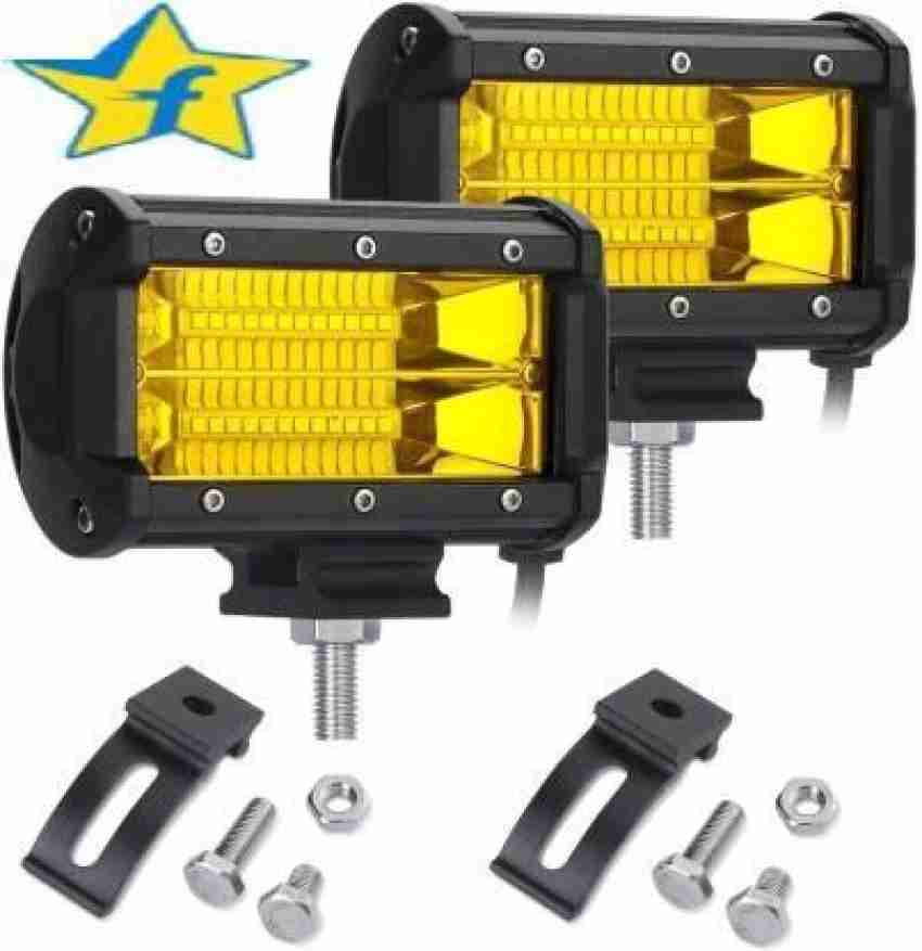 Flipkart SmartBuy FOG Light YELLOW WHITE Light 72 W Yellow Flash