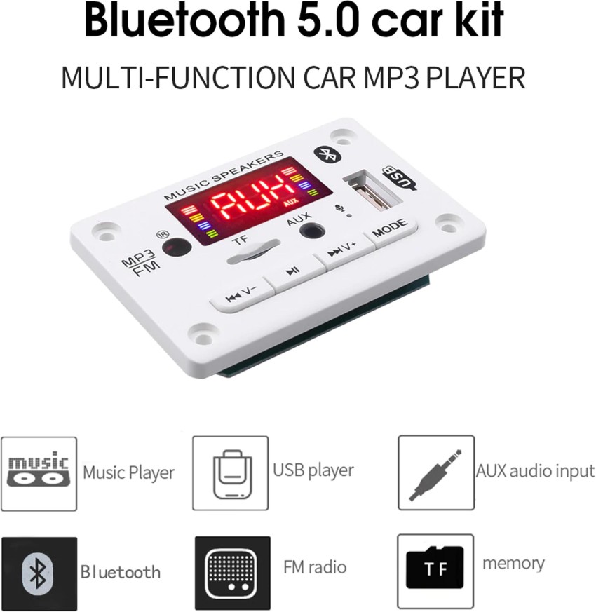 Buy Bluetooth MP3 USB FM radio player and decoder module with Remote