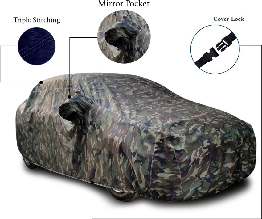 Zooper Car Cover For Ford Figo (With Mirror Pockets) Price in