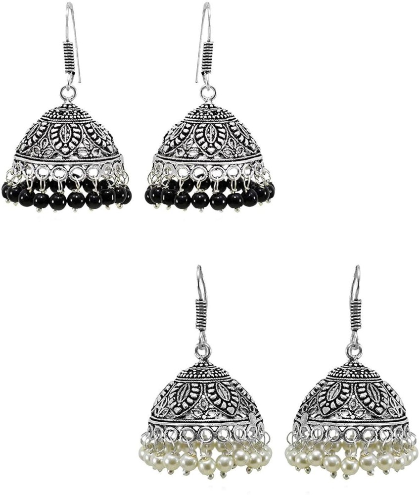 Silver deals jhumkas flipkart