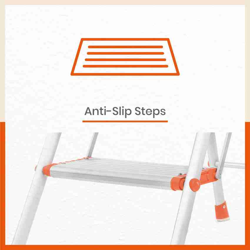 Bathla Zenith 7 Step Foldable With hand rails and safety grips