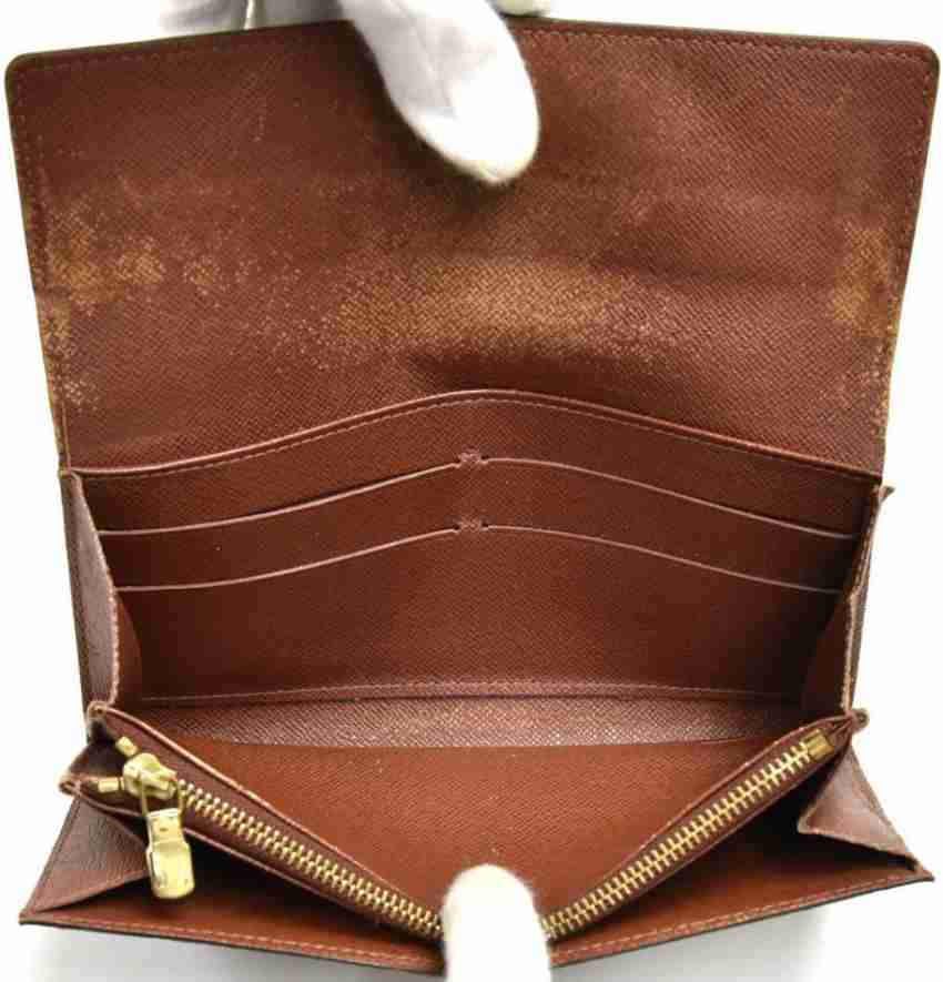 Cloth wallet Louis Vuitton Brown in Cloth - 25278761