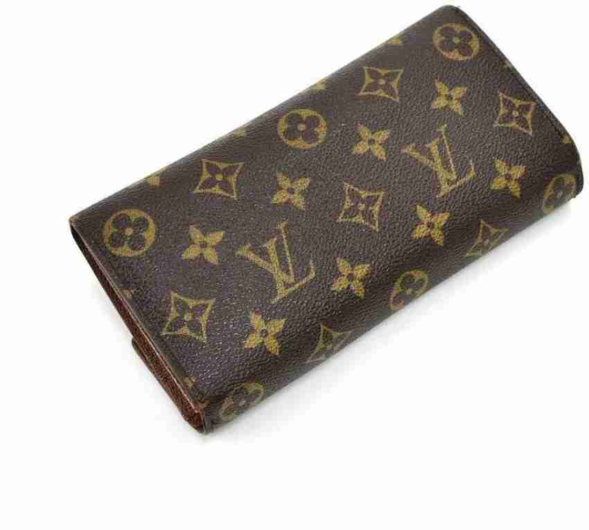 Leather wallet Louis Vuitton Brown in Leather - 34576401