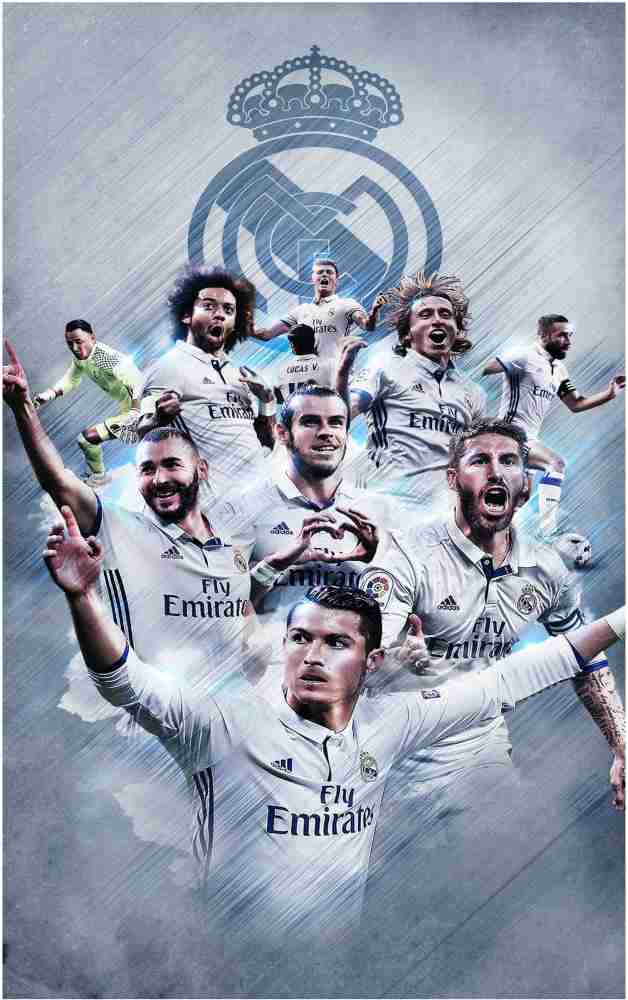 Real Madrid Poster  Real madrid wallpapers, Real madrid football