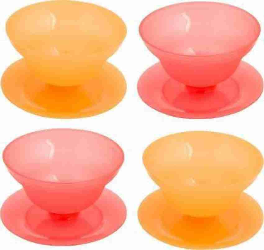 TUPPERWARE Plastic Serving Bowl Dessert Dish Bowl Set Pack off 4 Price in  India - Buy TUPPERWARE Plastic Serving Bowl Dessert Dish Bowl Set Pack off 4  online at