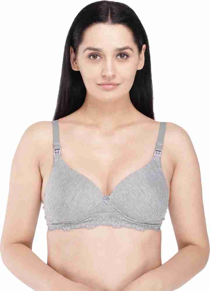 MOMISY Women Maternity/Nursing Lightly Padded Bra - Buy MOMISY Women  Maternity/Nursing Lightly Padded Bra Online at Best Prices in India