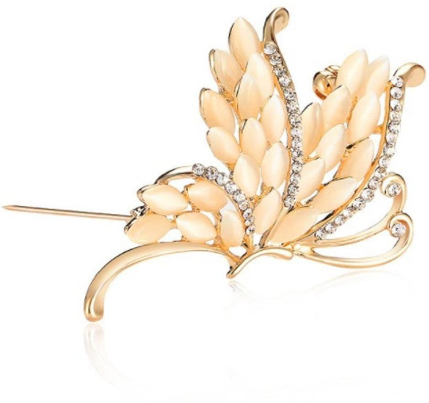 Fabfashion Beautiful Butterfly Brooch Pin for Women and Ladies