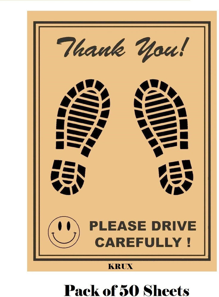 Paper floor mats for store vehicles