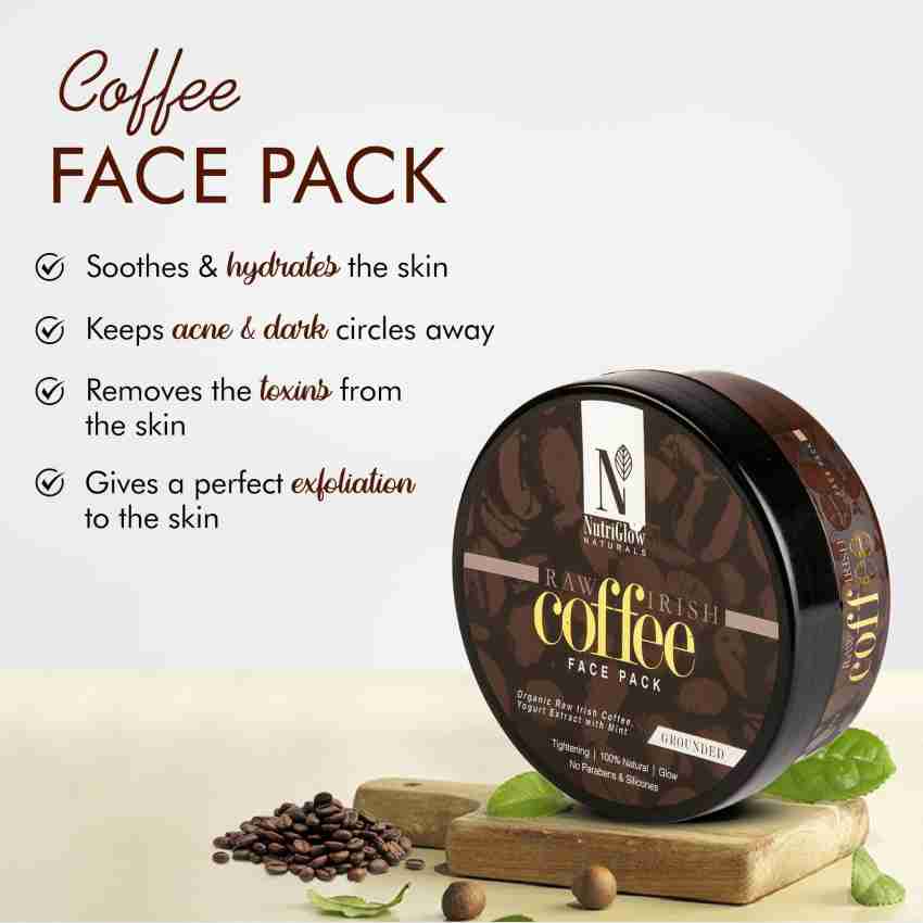 NutriGlow NATURAL'S Raw Irish Coffee Facial Kit (250 gm) With