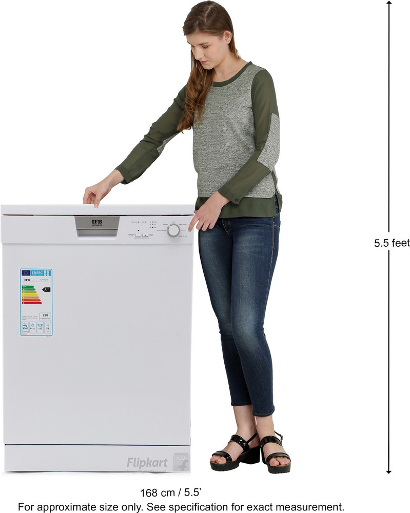 IFB Neptune FX Free Standing 12 Place Settings with Germ Free Hygienic Wash Made for Indian Kitchens Energy Efficient Dishwasher