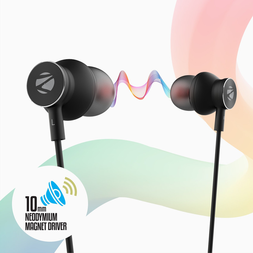 ZEBRONICS Zeb Yoga 90 Pro Wireless Neckband Black Bluetooth