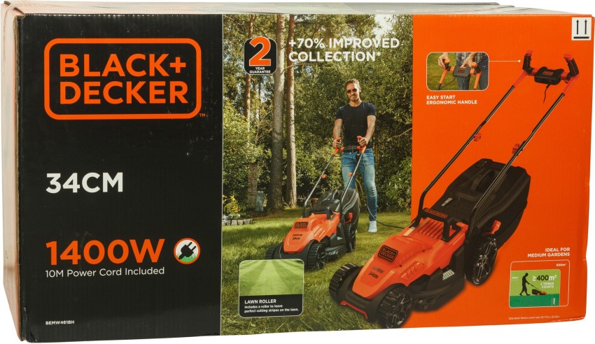 Electric lawn mower BEMW451BH / 1200 W / 32 cm, Black+Decker - Corded Electric  Lawn Mowers