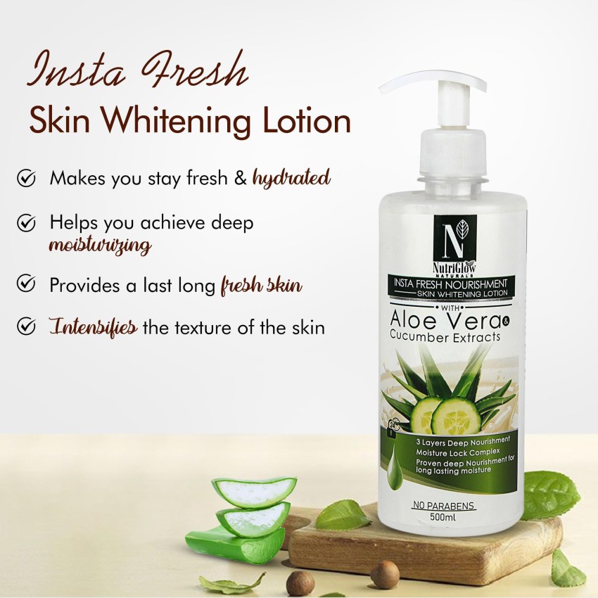 NutriGlow NATURAL S Insta Fresh Nourishment Skin Whitening Lotion