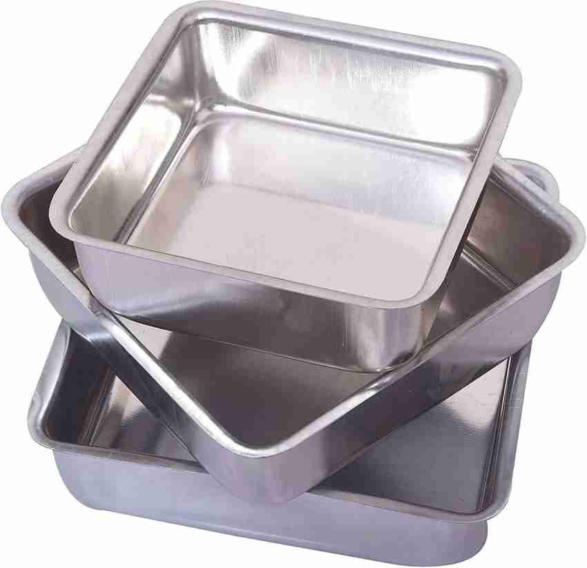 Buy Aluminium Cake Tin Mold - Heavy Duty - Round - 6 inches online in India  at best price