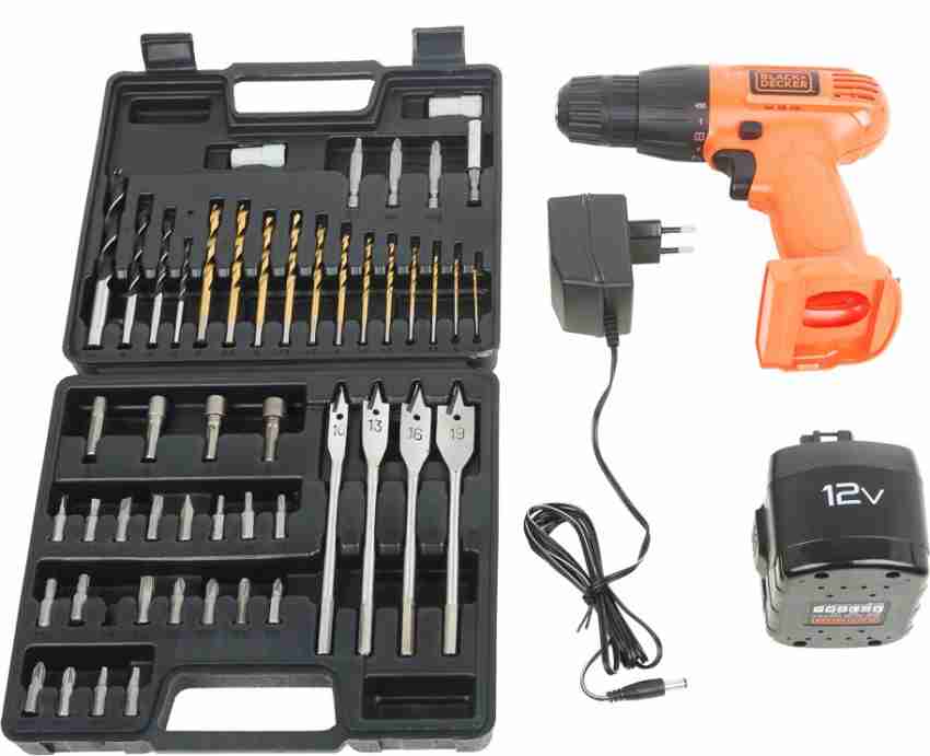 Black+Decker Drill Box Kit with 50 Accessories