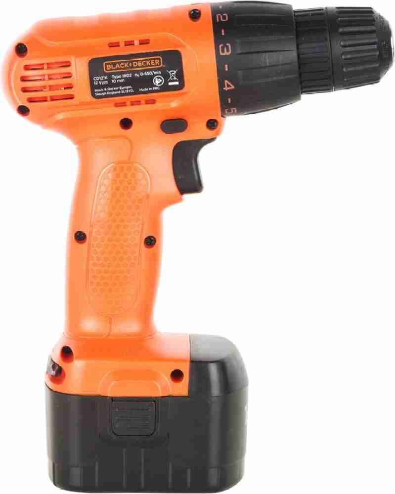 Black+Decker 12-Volt Cordless Drill/Driver with Keyless Chuck, 50  Accessories Kit Rs. 2,849 