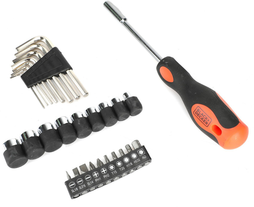Black and decker hotsell 4 piece tool set