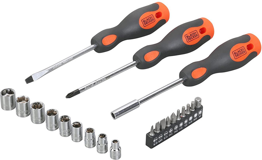 Black and hotsell decker tools set
