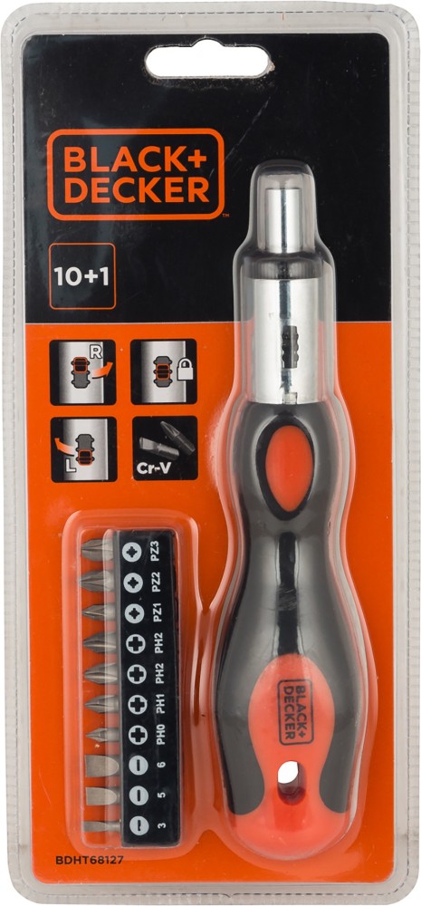 Black and decker ratcheting screwdriver set sale