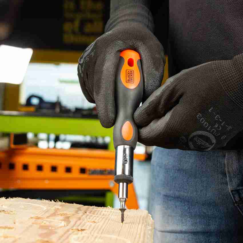 BLACK DECKER Ratchet Screwdriver Ratchet Screwdriver Set Price in India Buy BLACK DECKER Ratchet Screwdriver Ratchet Screwdriver Set online at Flipkart