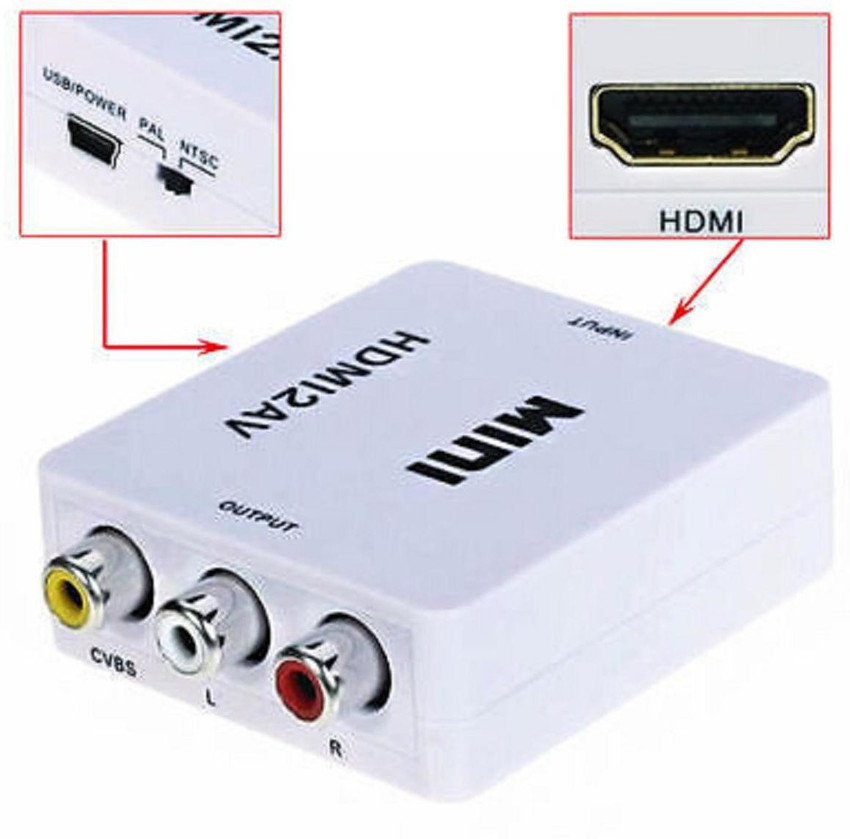 Cable convertidor de best sale rca a hdmi
