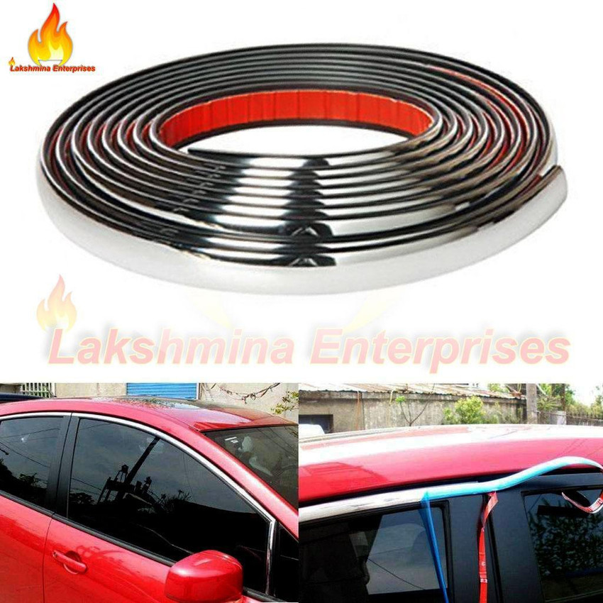 Car chrome strips beading trim deals roll