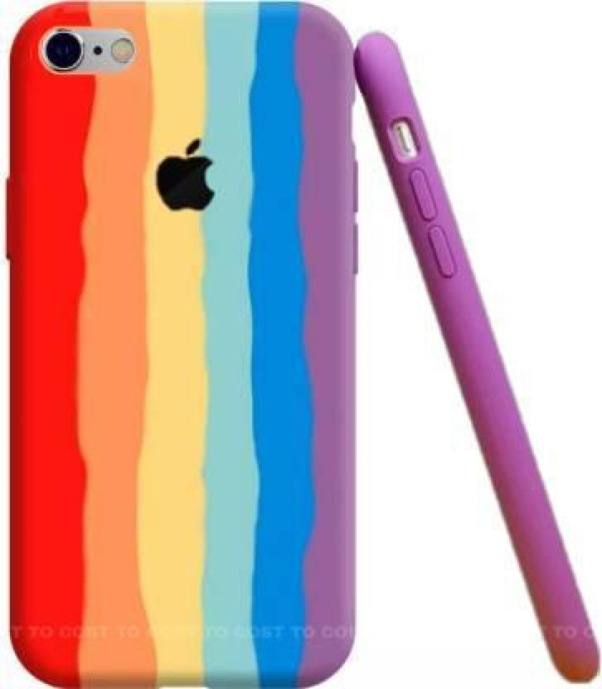 mobies Back Cover for Apple iPhone 7, Apple iPhone 8 Back Cover for Rainbow  Design Hard Case - mobies 