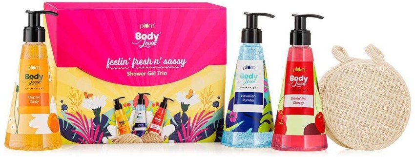 Plum BodyLovin' Feelin' Fresh n' Sassy Shower Gel Trio Price in India - Buy  Plum BodyLovin' Feelin' Fresh n' Sassy Shower Gel Trio online at