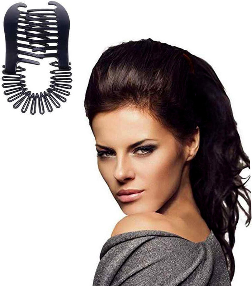 Bannana Clips Flexible Banana Combs – Interlocking Stretchy Hair Clips ...