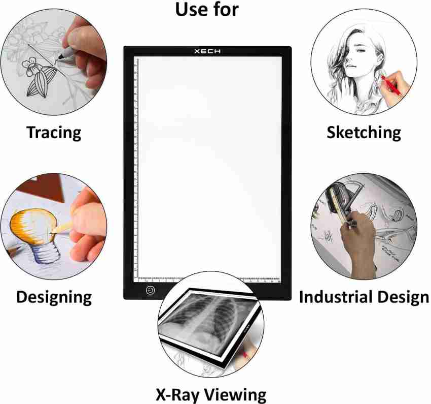 xech LED Drawing Pad X-Board A4 Size Price in India - Buy xech LED Drawing  Pad X-Board A4 Size online at