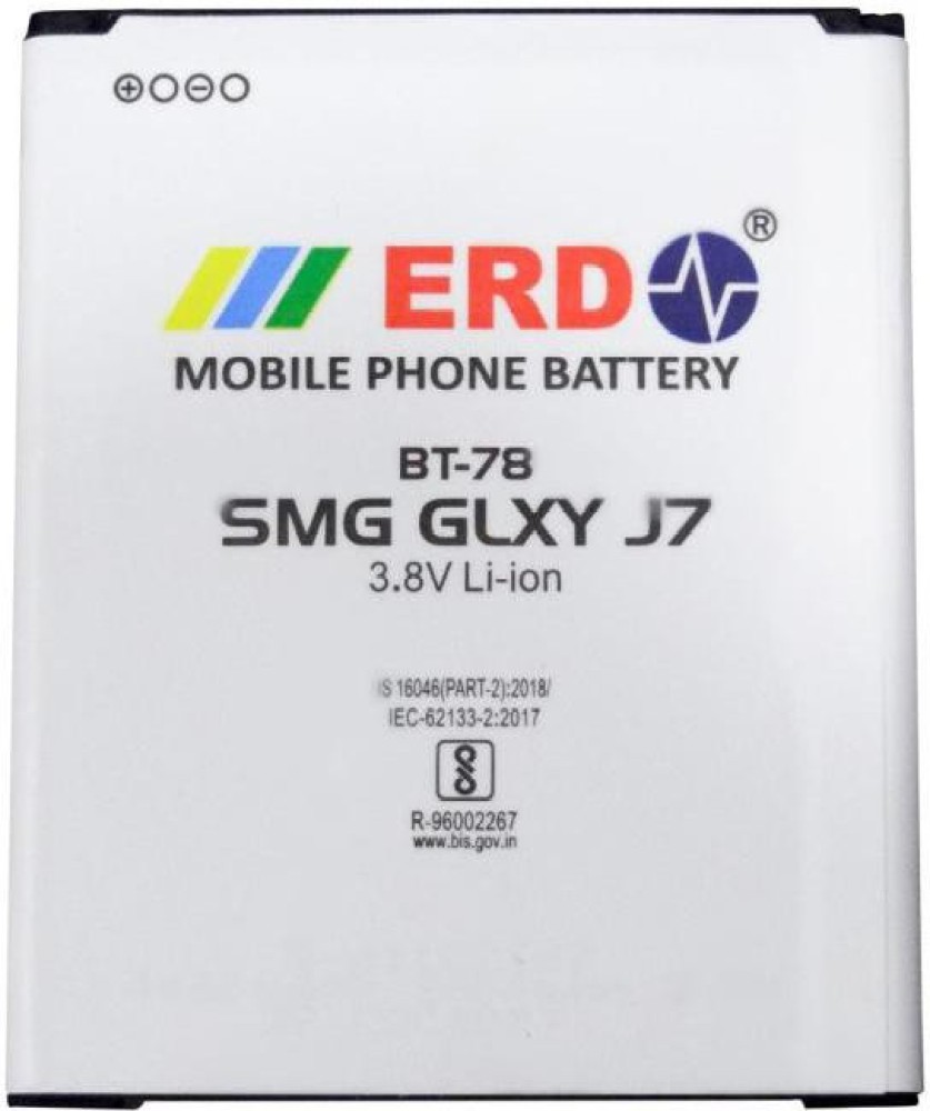 ERD Mobile Battery For Samsung J7 Price in India - Buy ERD Mobile Battery  For Samsung J7 online at Flipkart.com