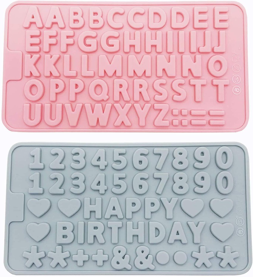 Alphabet Silicone Mold (52 Cavity) | Letter Mold | A to Z Mold | Food |  MiniatureSweet | Kawaii Resin Crafts | Decoden Cabochons Supplies | Jewelry  Making