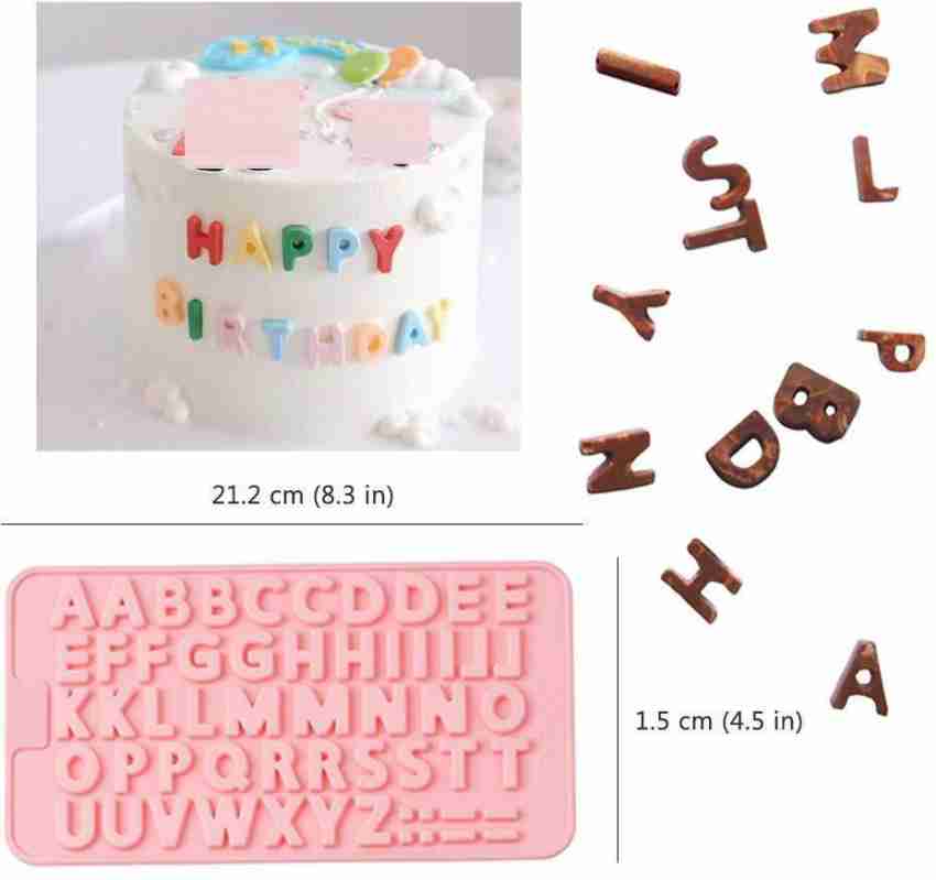 CANDY MOLD – Alphabet 1″ – Cake Connection