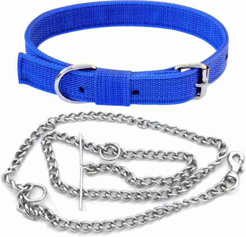 Dog neck 2024 belt and chain