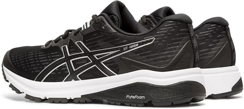 Asics gt 1000 8 womens 2025 running shoes black / silver