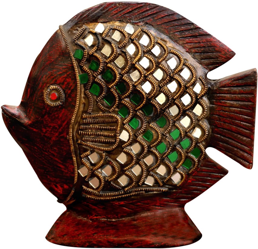 Bajoria Product Wooden Fish with Premium quality Decorative