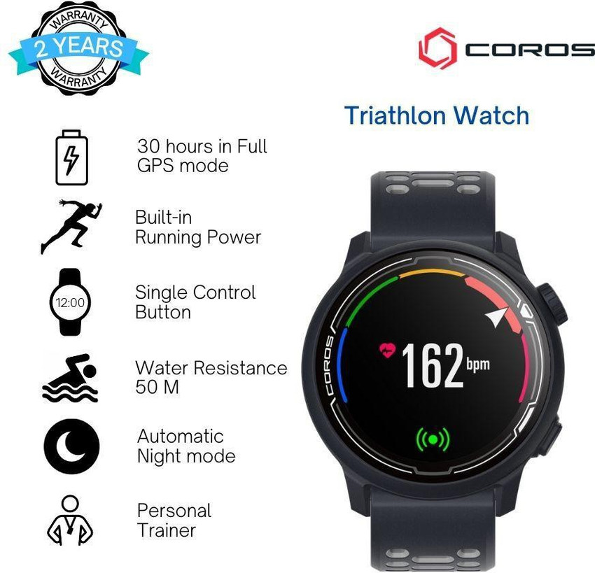 COROS Pace 2 White Silicone Smartwatch Price in India Buy COROS