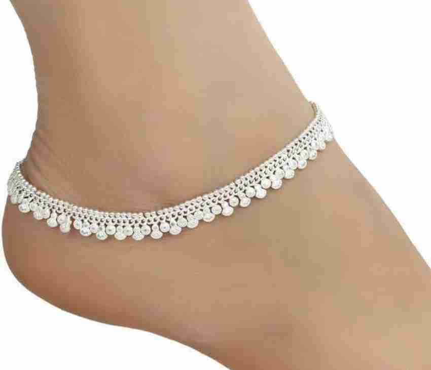Veshnabi production Silver Anklet Price in India Buy Veshnabi production Silver Anklet Online at Best Prices in India Flipkart