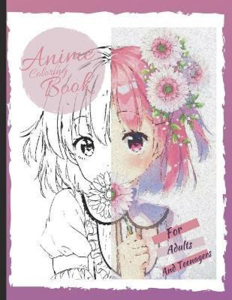 Anime Coloring Book For Adults and Teenagers Buy Anime Coloring Book For  Adults and Teenagers by Books Lara at Low Price in India  Flipkartcom