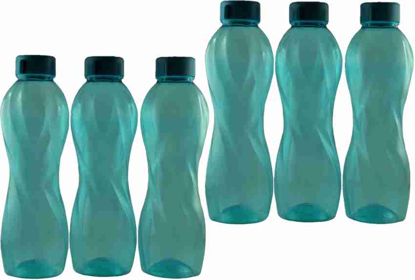 Skyplex Crystal clear Plastic Fridge Water Bottles For School