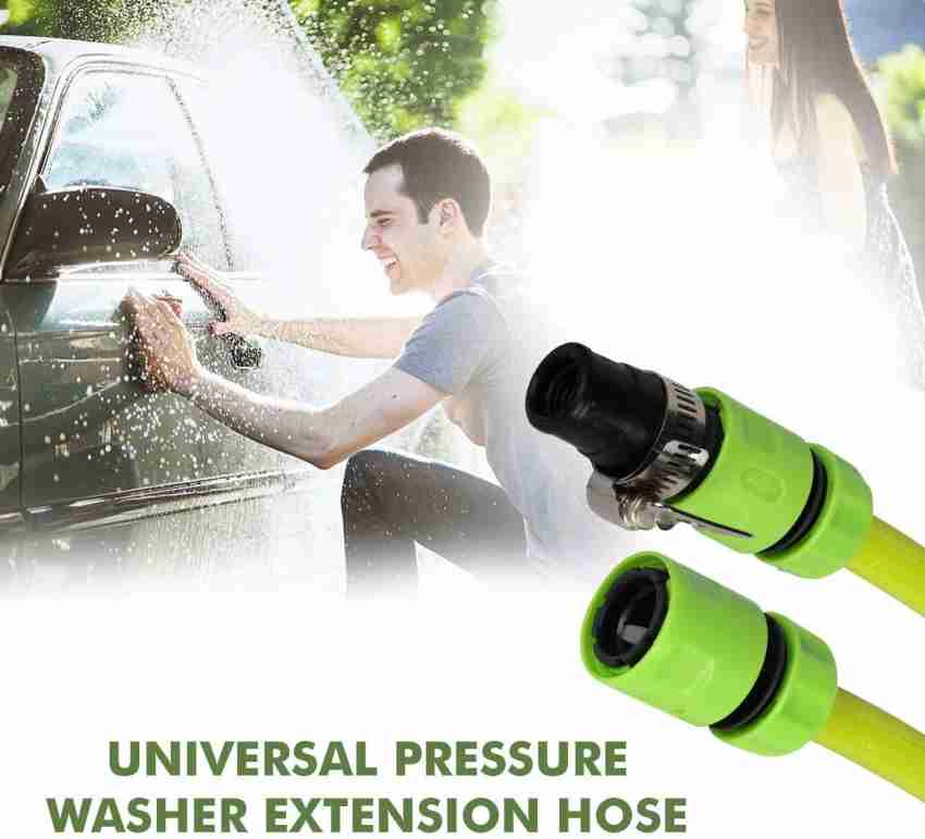 ALLEXTREME PVC Pressure Washer Hose Heavy Duty Power Washer Pipe
