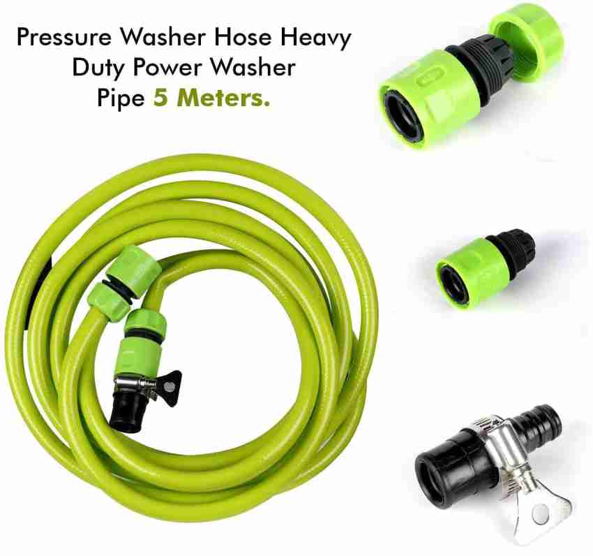 ALLEXTREME PVC Pressure Washer Hose Heavy Duty Power Washer Pipe