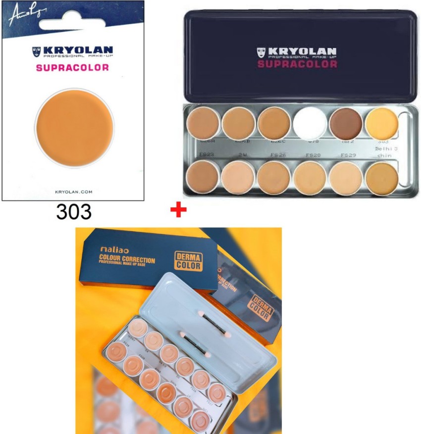 KRYOLAN SupraColor Foundation Palette 12 Color ( Delhi 2 ) Foundation -  Price in India, Buy KRYOLAN SupraColor Foundation Palette 12 Color ( Delhi  2 ) Foundation Online In India, Reviews, Ratings & Features