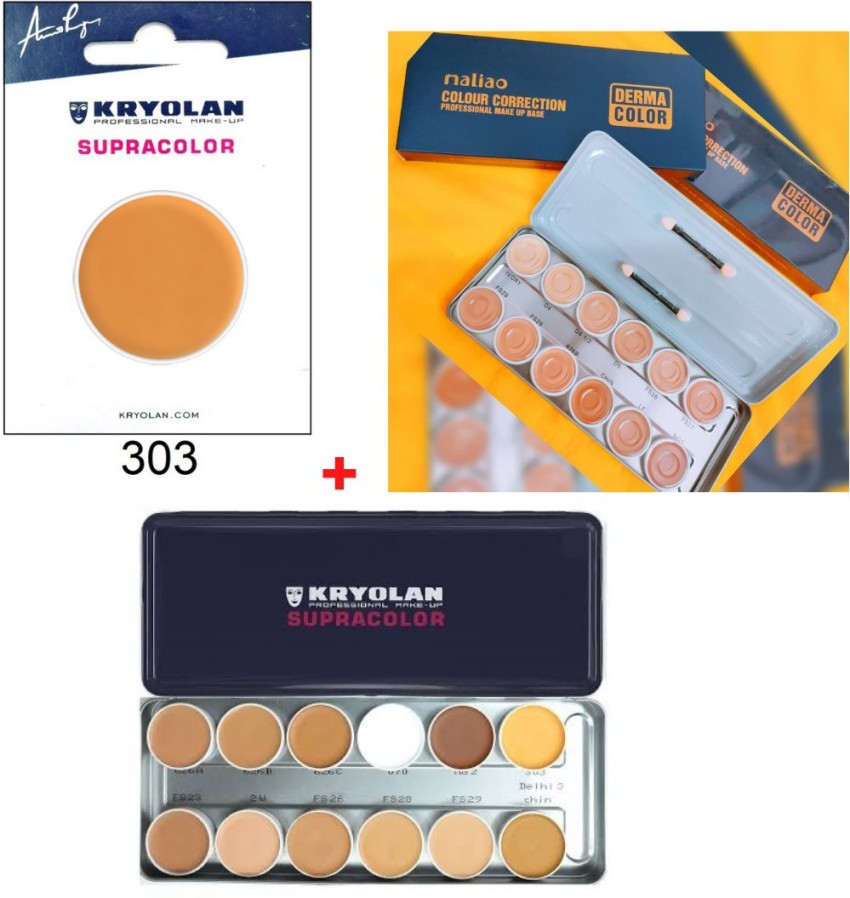 KRYOLAN SupraColor Foundation Palette 12 Color ( Delhi 2 ) Foundation -  Price in India, Buy KRYOLAN SupraColor Foundation Palette 12 Color ( Delhi  2 ) Foundation Online In India, Reviews, Ratings & Features