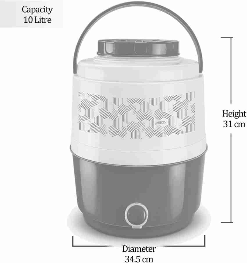 Milton water bottle 10 hot sale liter