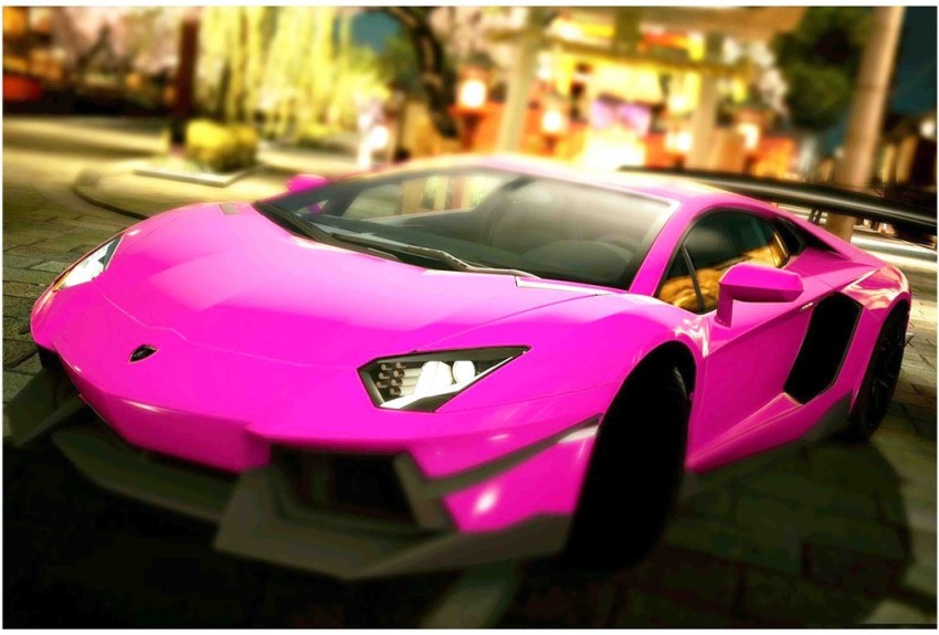 hot pink lamborghini cars