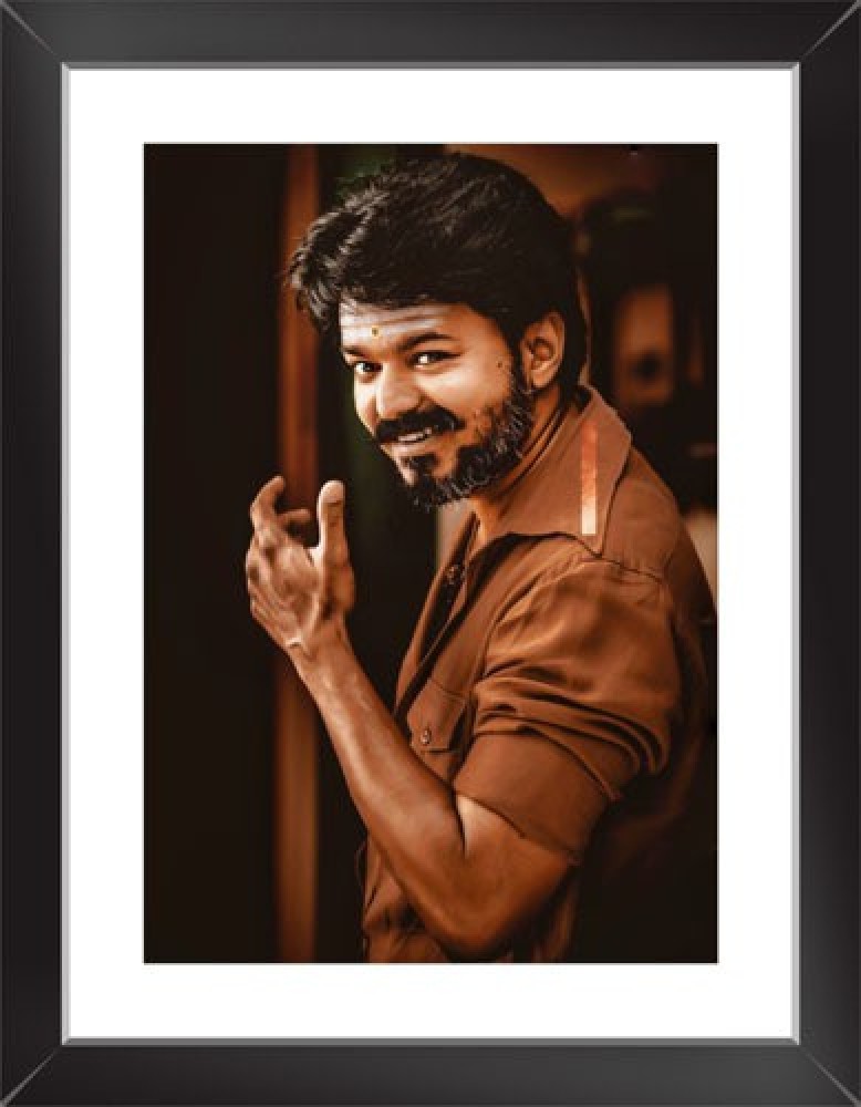 Vijay Photo Frame For Office And Room (Size 13.5 X 10.5 Inch, Box)  Multicolor Paper Print - Personalities posters in India - Buy art, film,  design, movie, music, nature and educational paintings/wallpapers