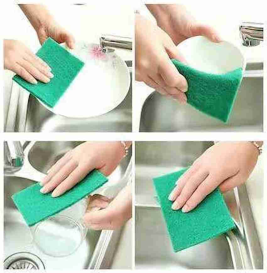 EXORNATOR Utensils Scrub Pad Kitchen Dish Wash Scrubber (Green) Scrub Pad  Price in India - Buy EXORNATOR Utensils Scrub Pad Kitchen Dish Wash Scrubber  (Green) Scrub Pad online at